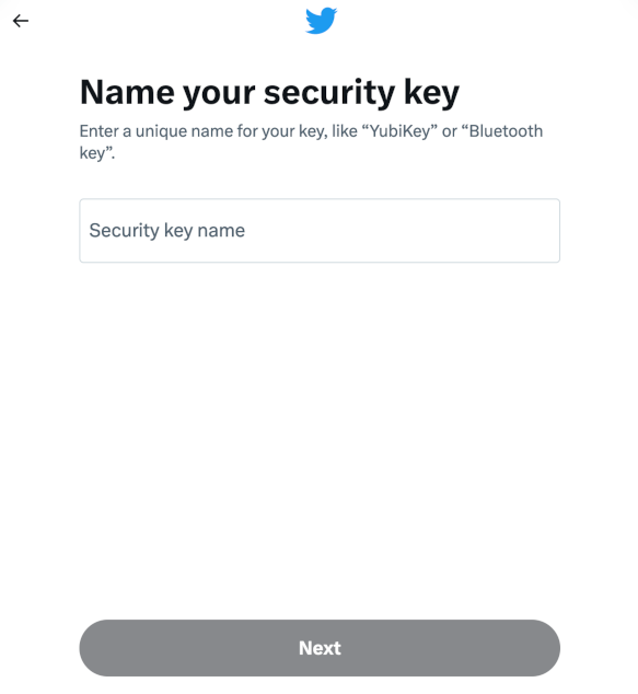Name your key