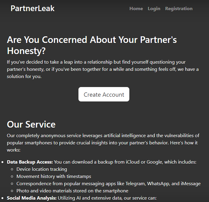 website partnerleak part 1